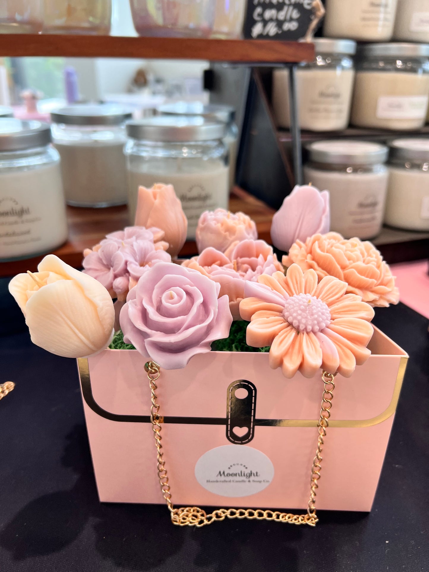 Floral Candle Bouquet