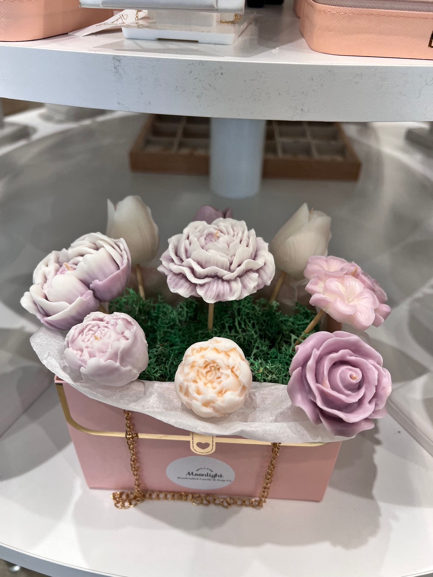 Floral Candle Bouquet