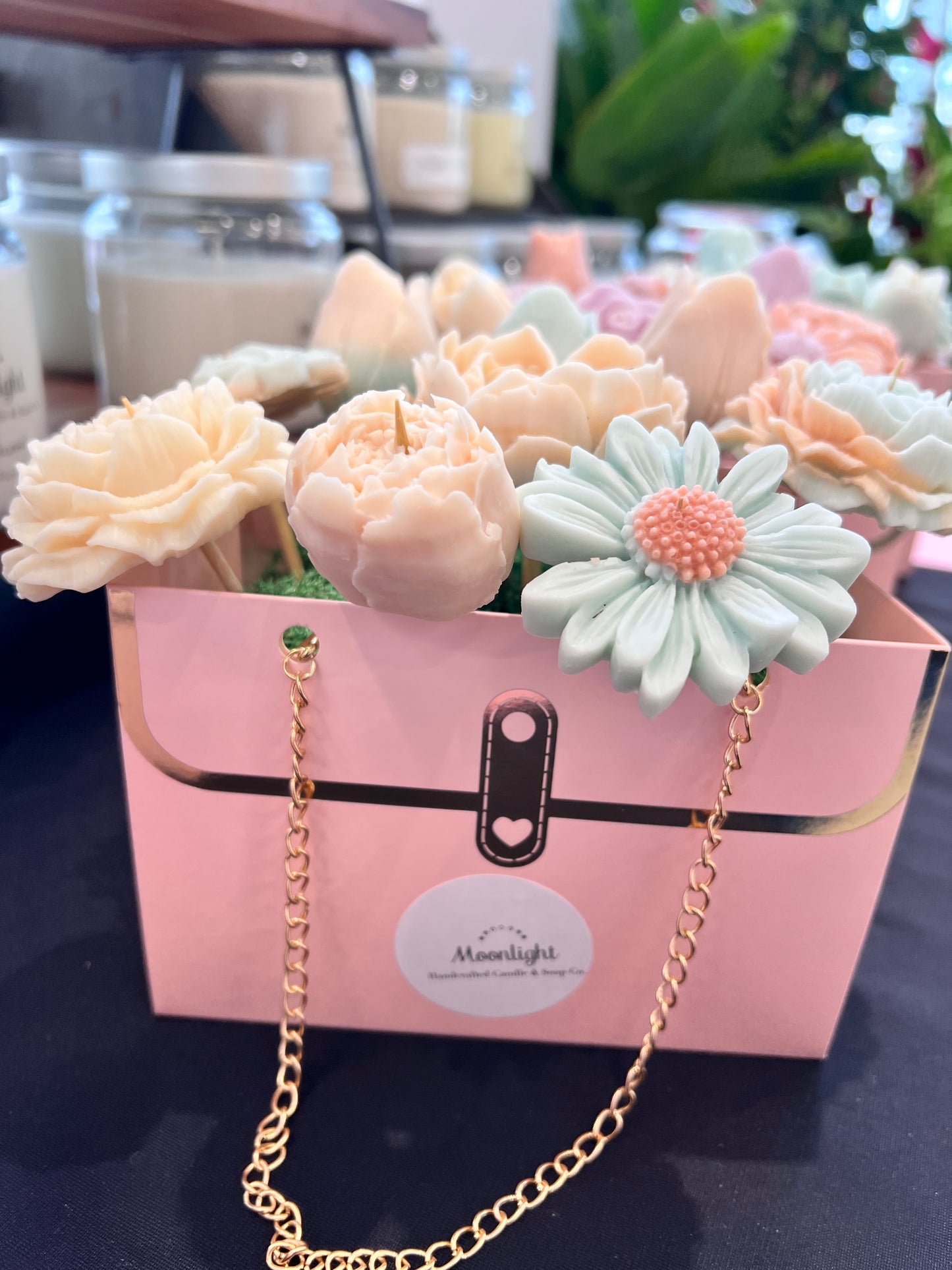 Floral Candle Bouquet