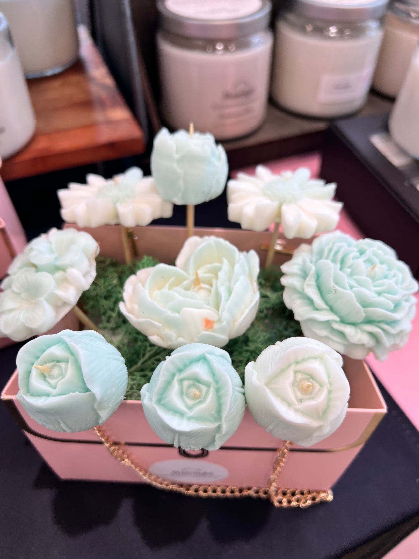 Floral Candle Bouquet