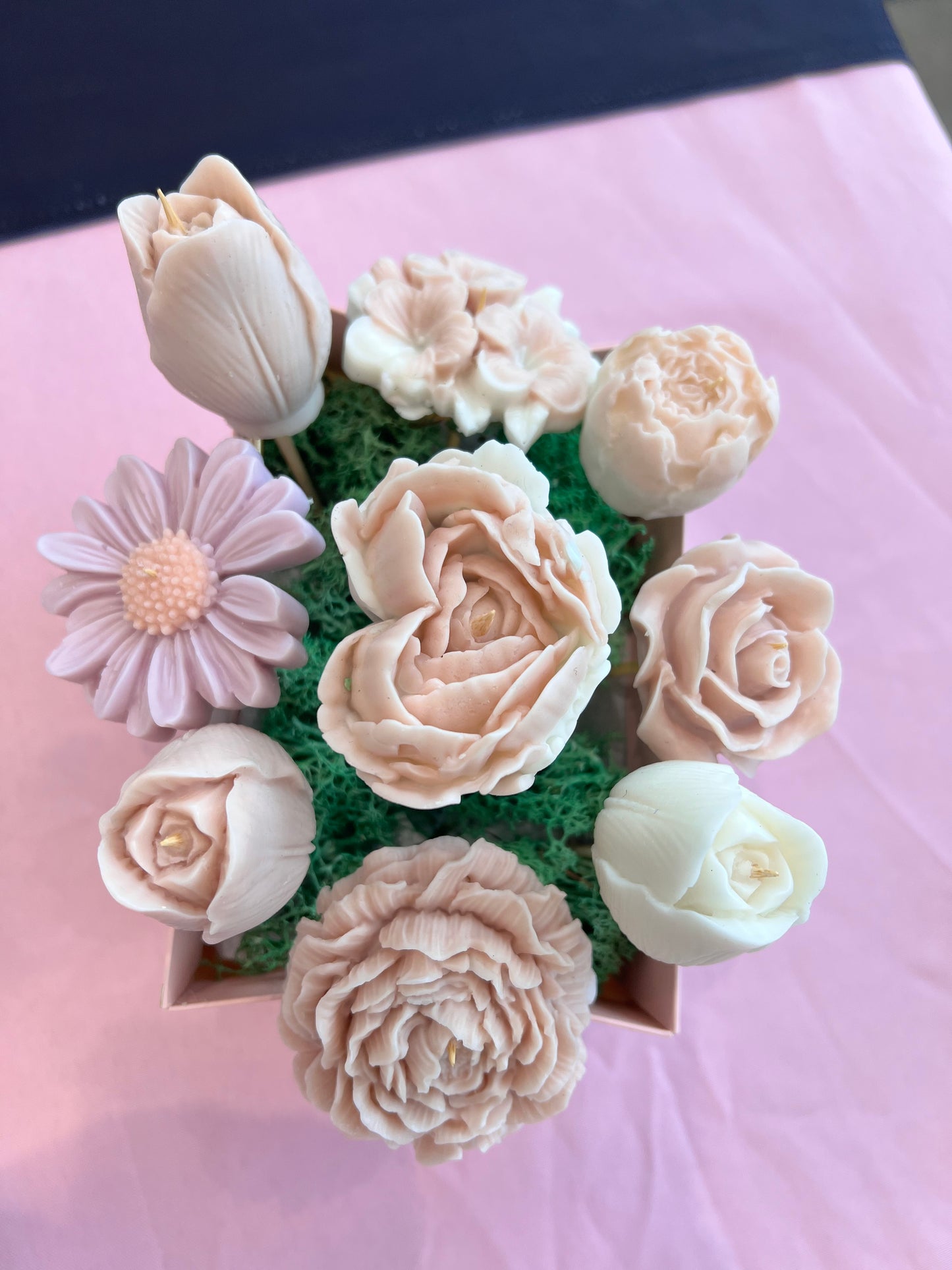 Floral Candle Bouquet